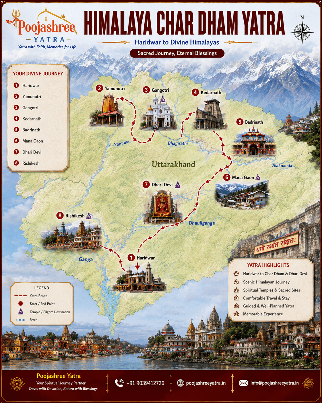 Himalaya Char Dham Yatra Package
